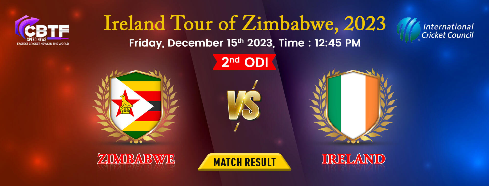 Zimbabwe vs Ireland, 2nd ODI: Ireland Took 1-0 Lead Against Zimbabwe with a Convincing 4-Wicket Win