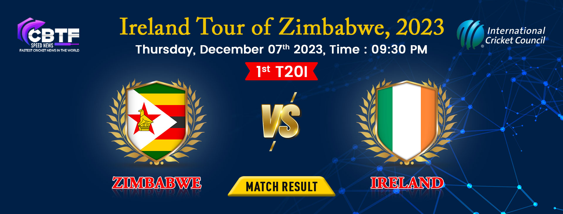 Zimbabwe vs Ireland: Zimbabwe Registered a 1-Wicket Win Over Ireland in 1st T20I
