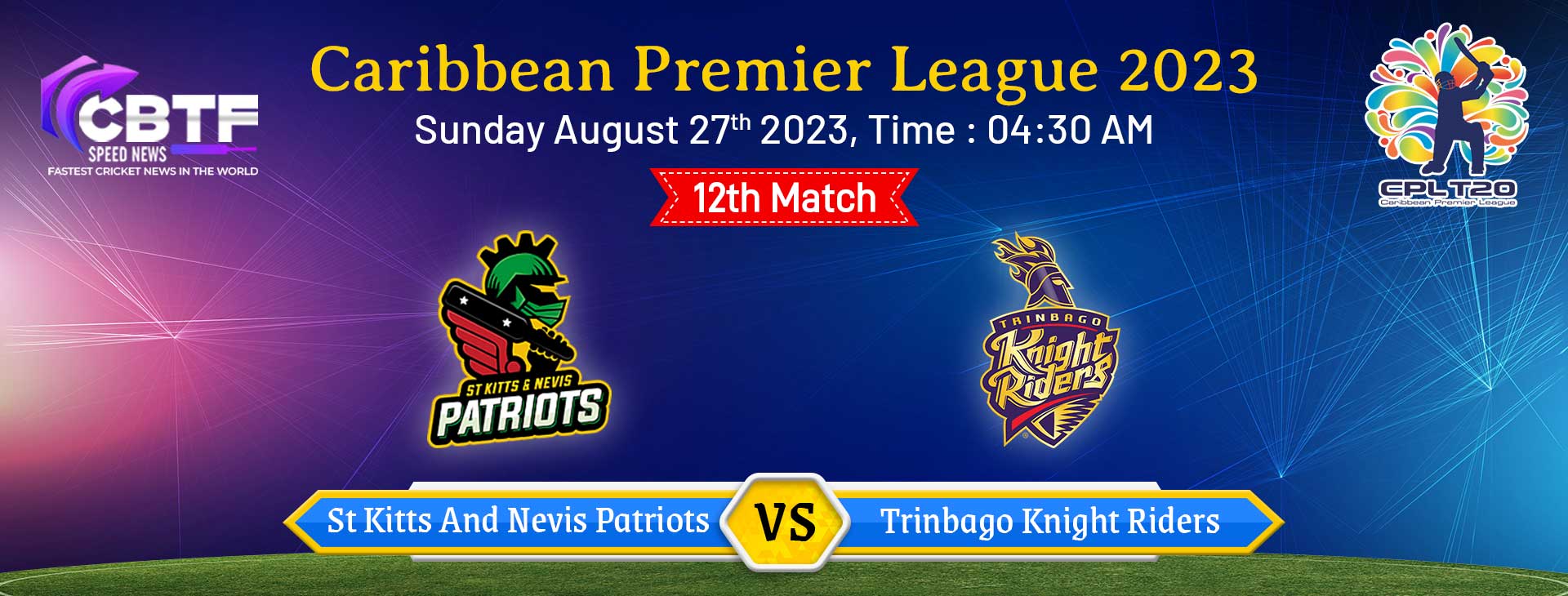 Caribbean Premier League 2023: Trinbago Knight Riders Secured the First Win of the Season; Won by 6 Wickets