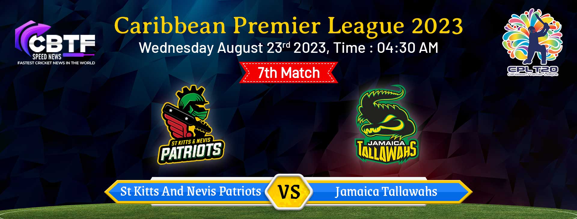 Caribbean Premier League 2023: Brandon King's Half-Century Powered Jamaica Tallawahs to 8 Wickets Win Over SNP