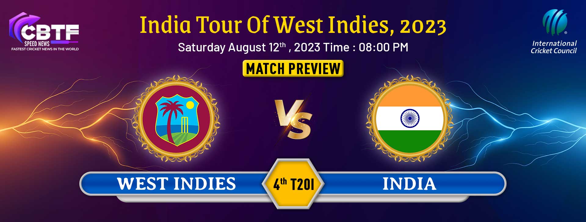 India Tour of West Indies| India vs West Indies 4th T20 International Match Preview