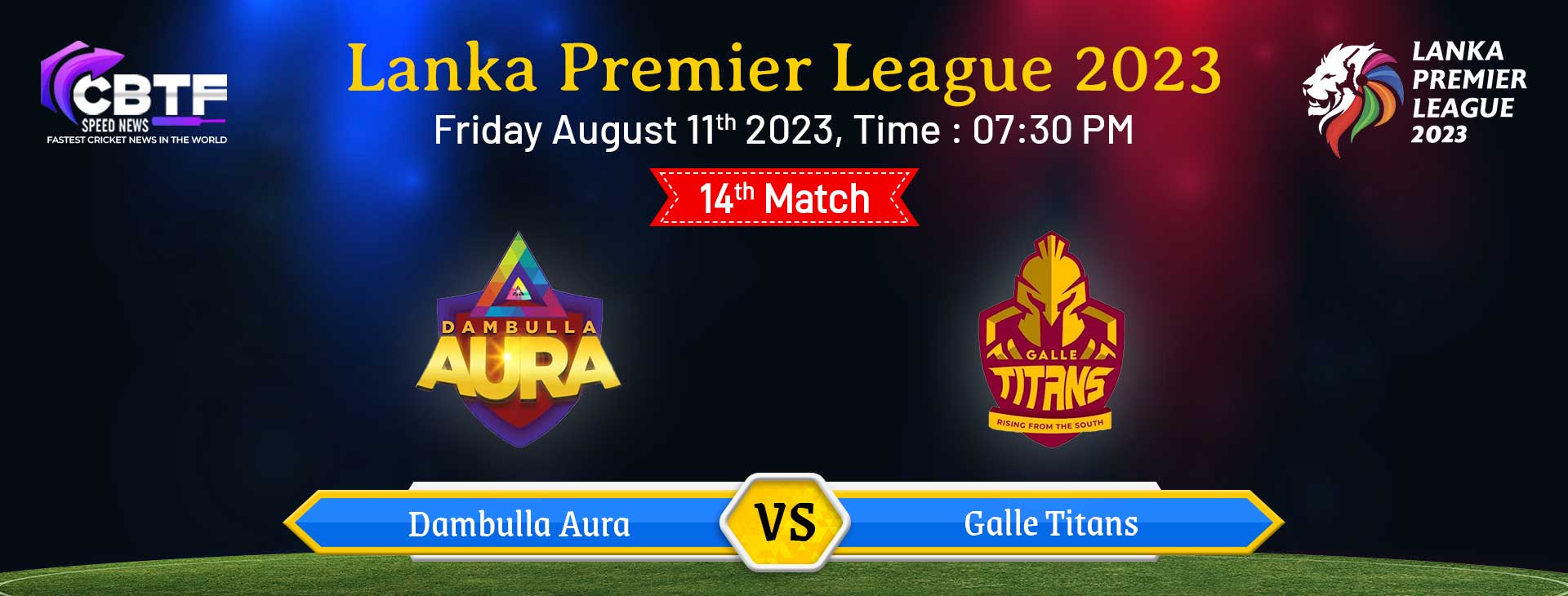 Lanka Premier League 2023: Dambulla Aura Won by 7 Wickets Against Galle Titans