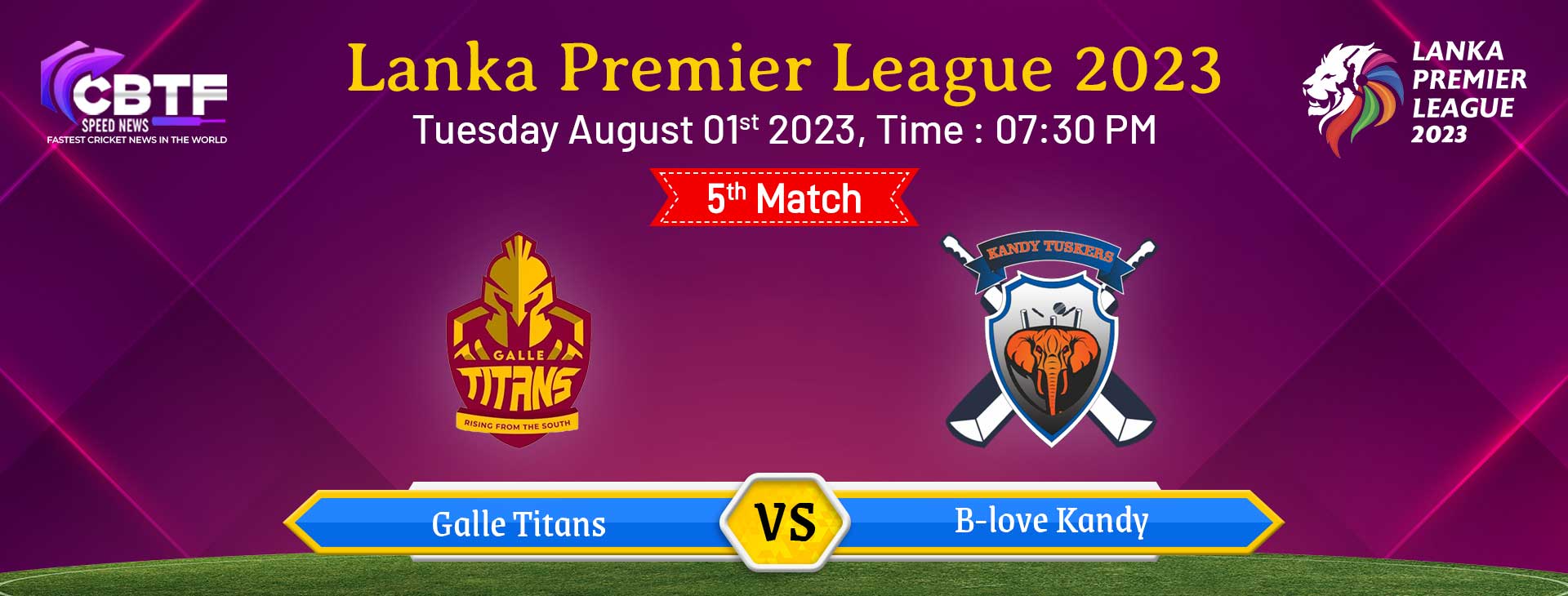 Lanka Premier League 2023: Galle Titans Registered a Thumping Win of 83 Runs Against Kandy
