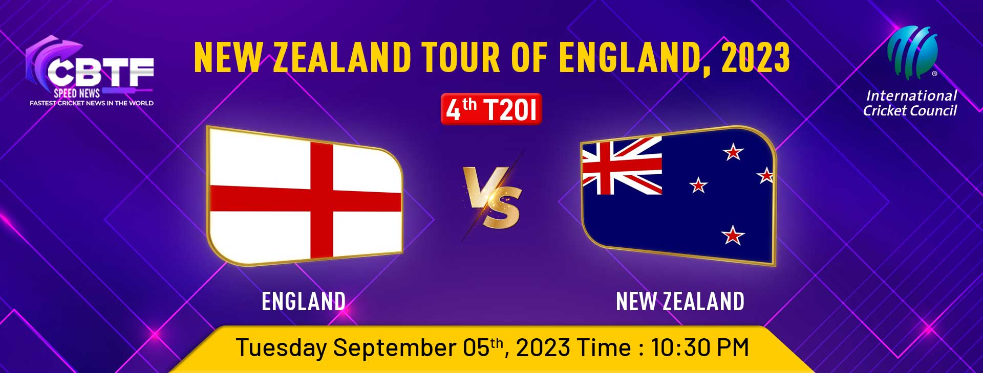 England vs New Zealand, 4th T20I: New Zealand Leveled the Series After a Tendon Batting Performance