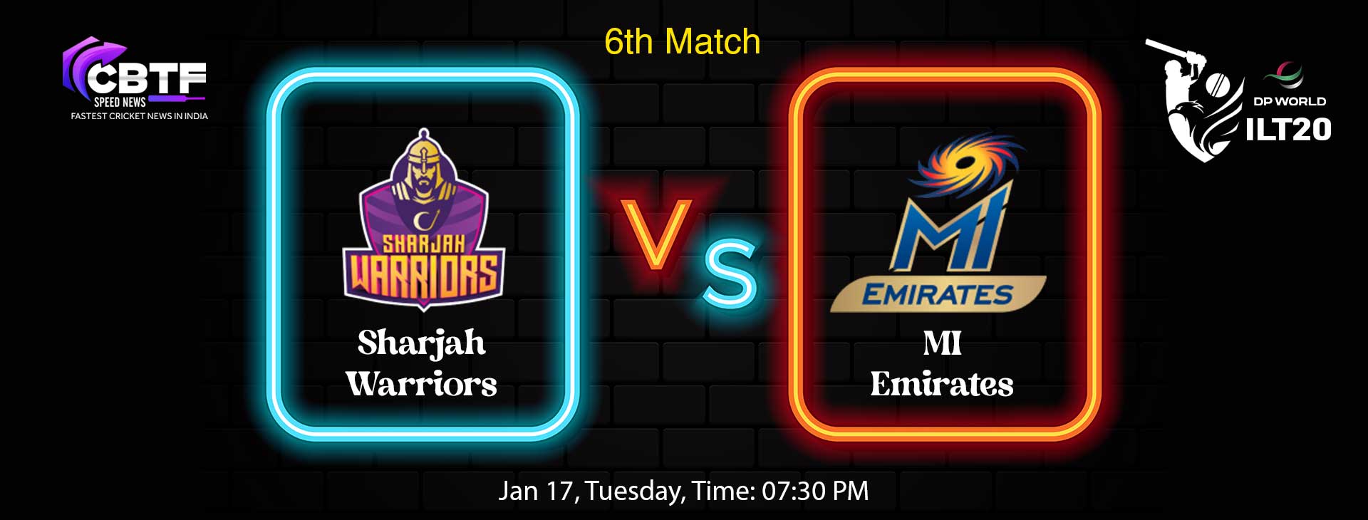 Emirates Got a Comprehensive 6-Wickets Win Over Sharjah Warriors
