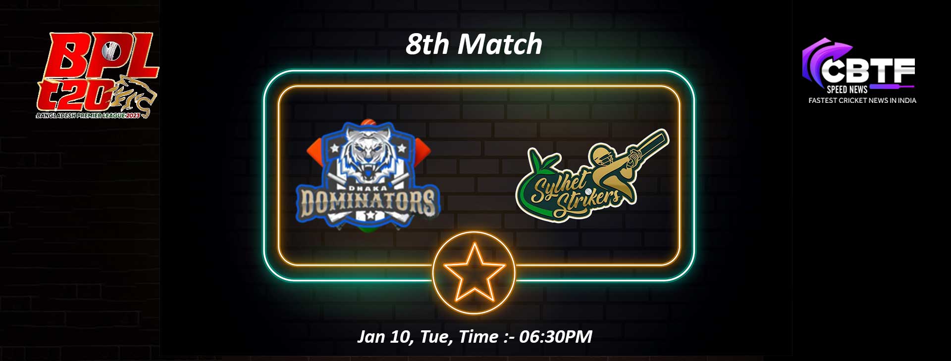 Sylhet Strikers Thrashed Dhaka Dominators by 62 Runs