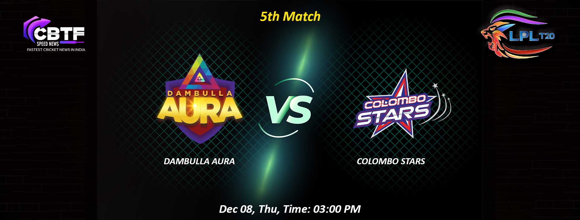 Colombo Stars Disposed Off Dambulla Aura With 9-Runs Win