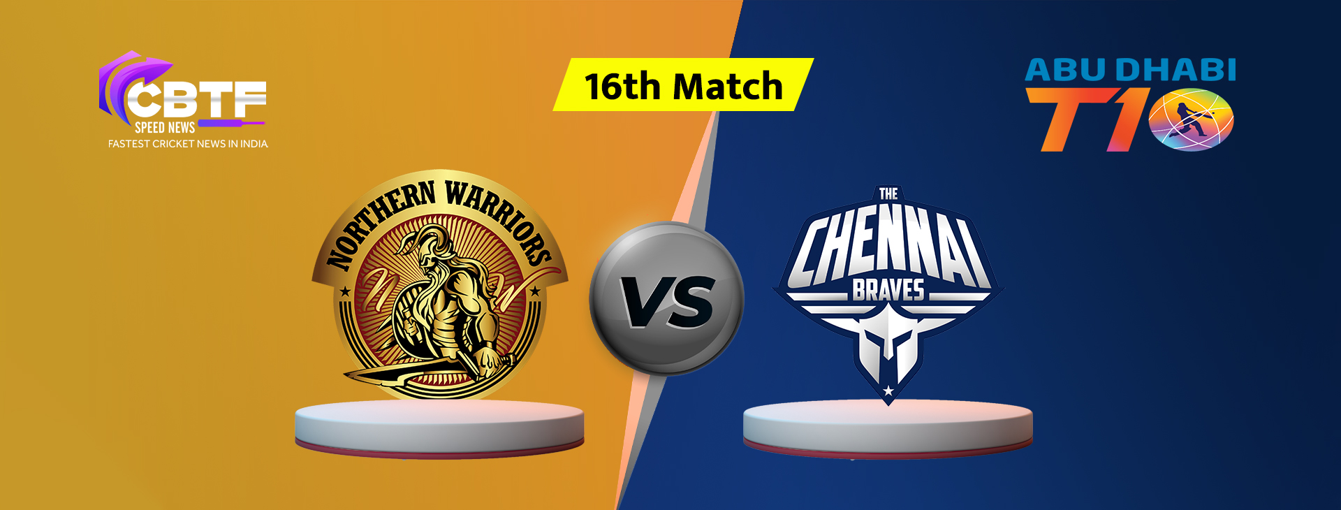 Northern Warriors Bundled Out Chennai Braves at 107 to Register a Win of 34 Runs