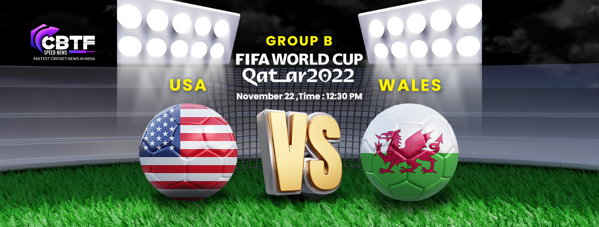 Gareth Bale Helped Wales Controlled USA to 1-1 Draw