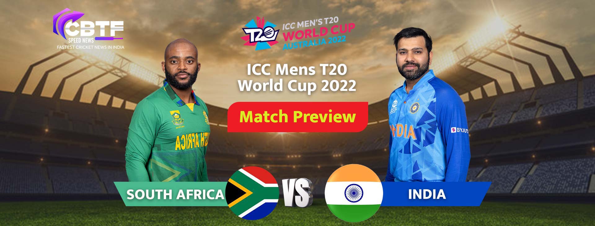 ICC Men’s T20 World Cup 2022 - India vs South Africa, 30th Match, Super 12 Group 2 Preview