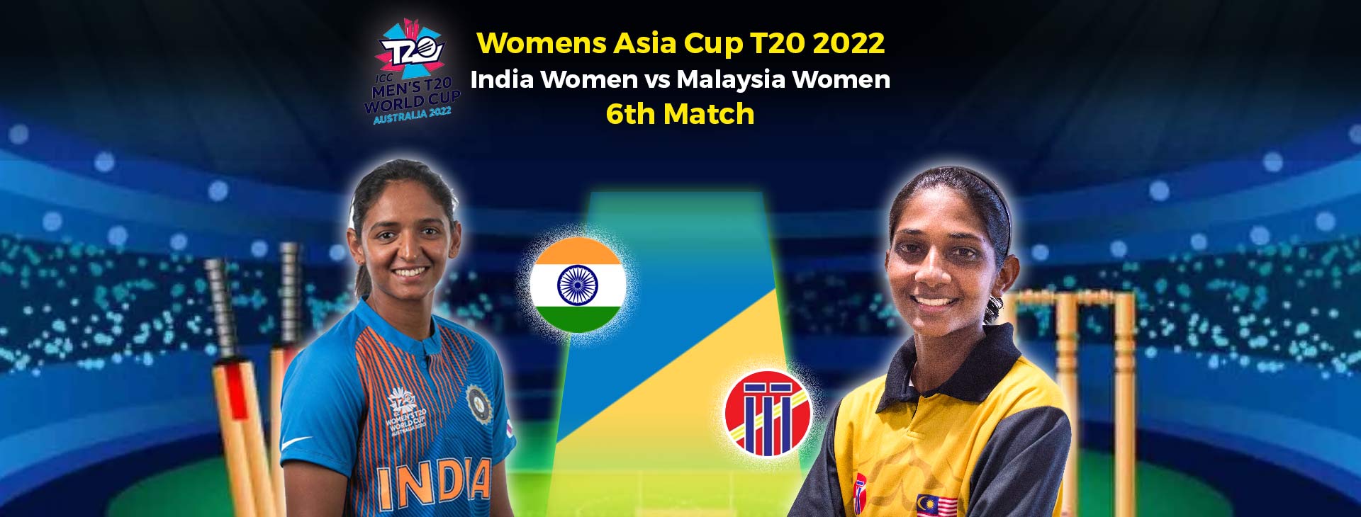 India vs. Malaysia, Women's Asia Cup 2022 - India Women Win by 30 Runs Through DLS Method