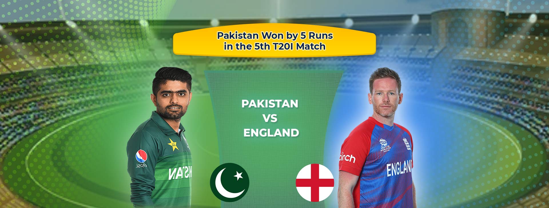 PAK vs ENG T20I Series: Pakistan Won by 5 Runs in the 5th T20I Match
