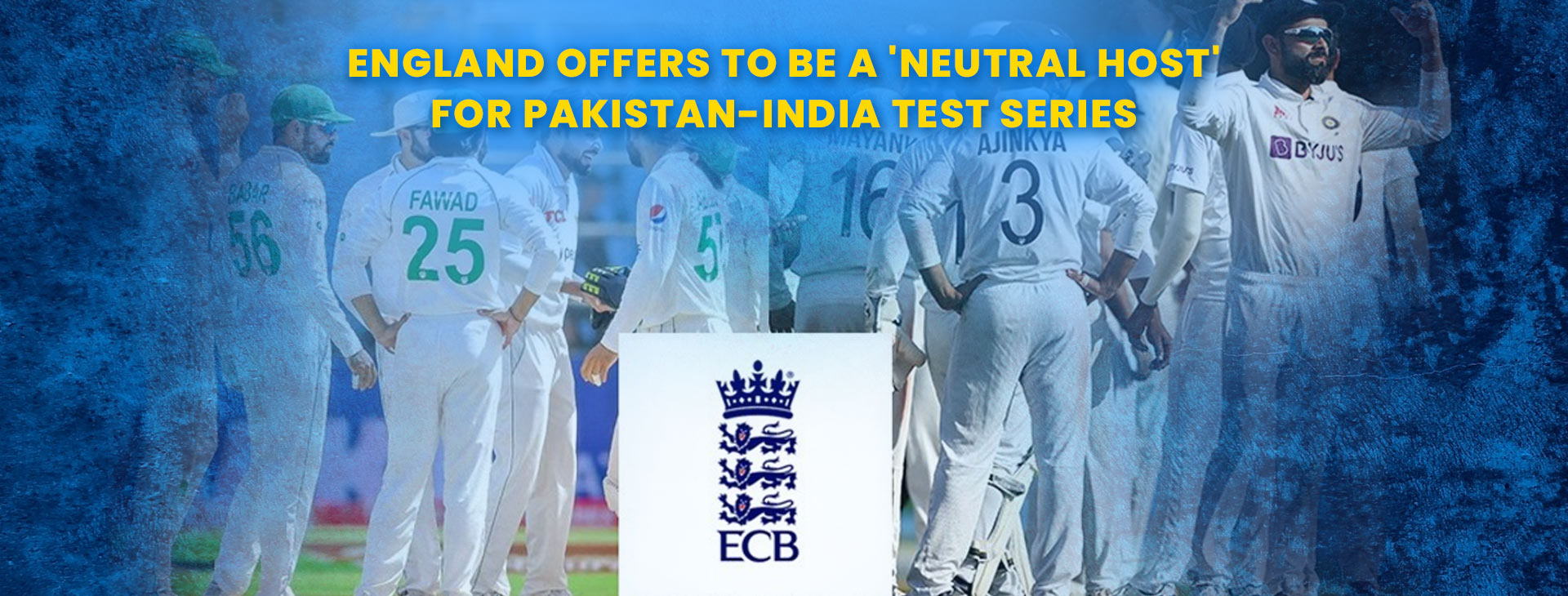 England offers to be a 'Neutral Host' for Pakistan-India Test Series