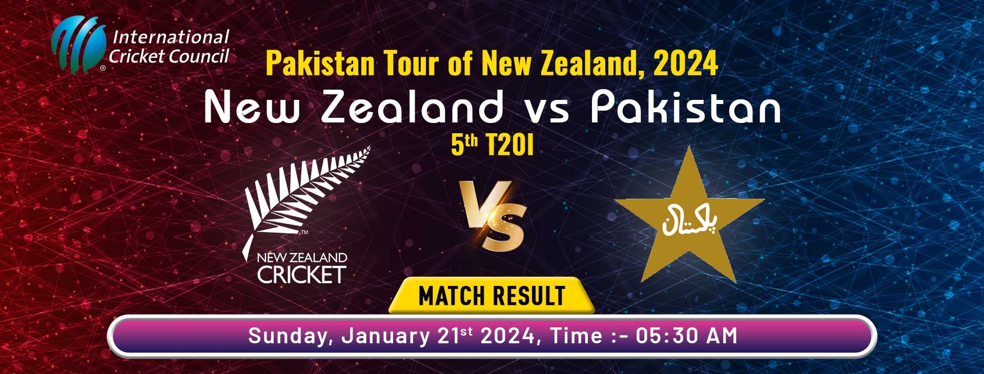 New Zealand vs Pakistan: Pakistan Avoided Whitewash; Won the 5th T20I by 42 Runs