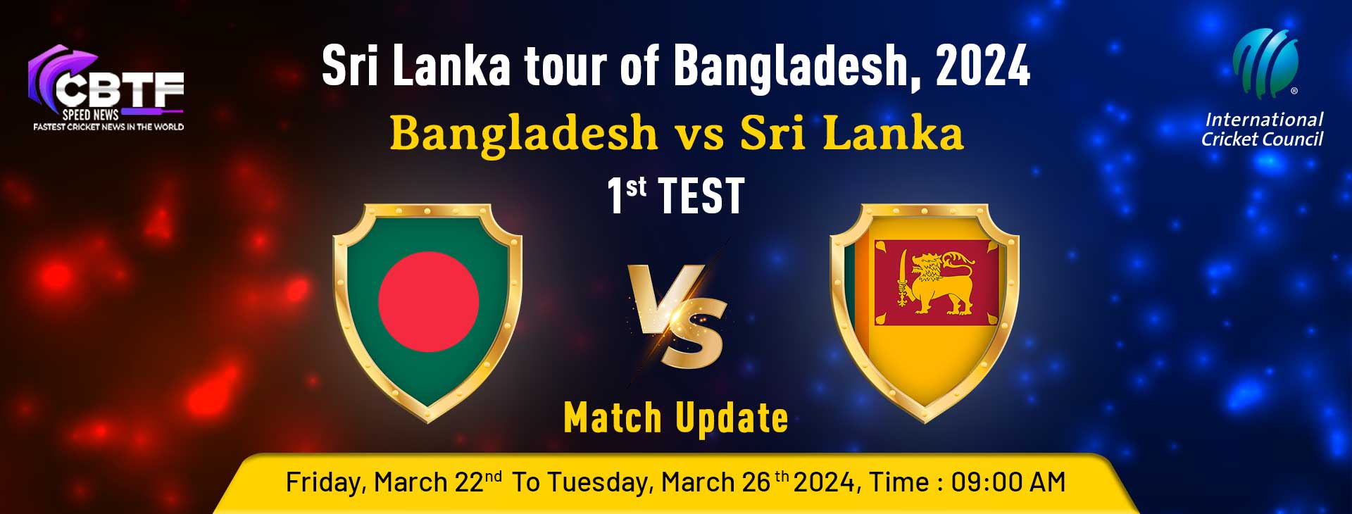 Sri Lanka tour of Bangladesh, 2024, Bangladesh vs Sri Lanka, 1st Test, Day 1-Bangladesh trail By 248 Runs