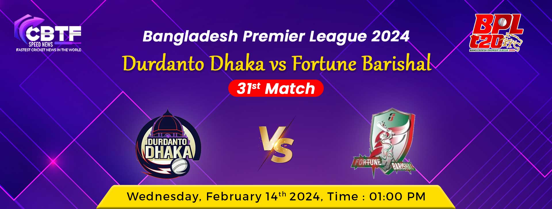 Bangladesh Premier League 2024, Durdanto Dhaka vs Fortune Barishal, 31st Match, Barishal Won By 27 Runs
