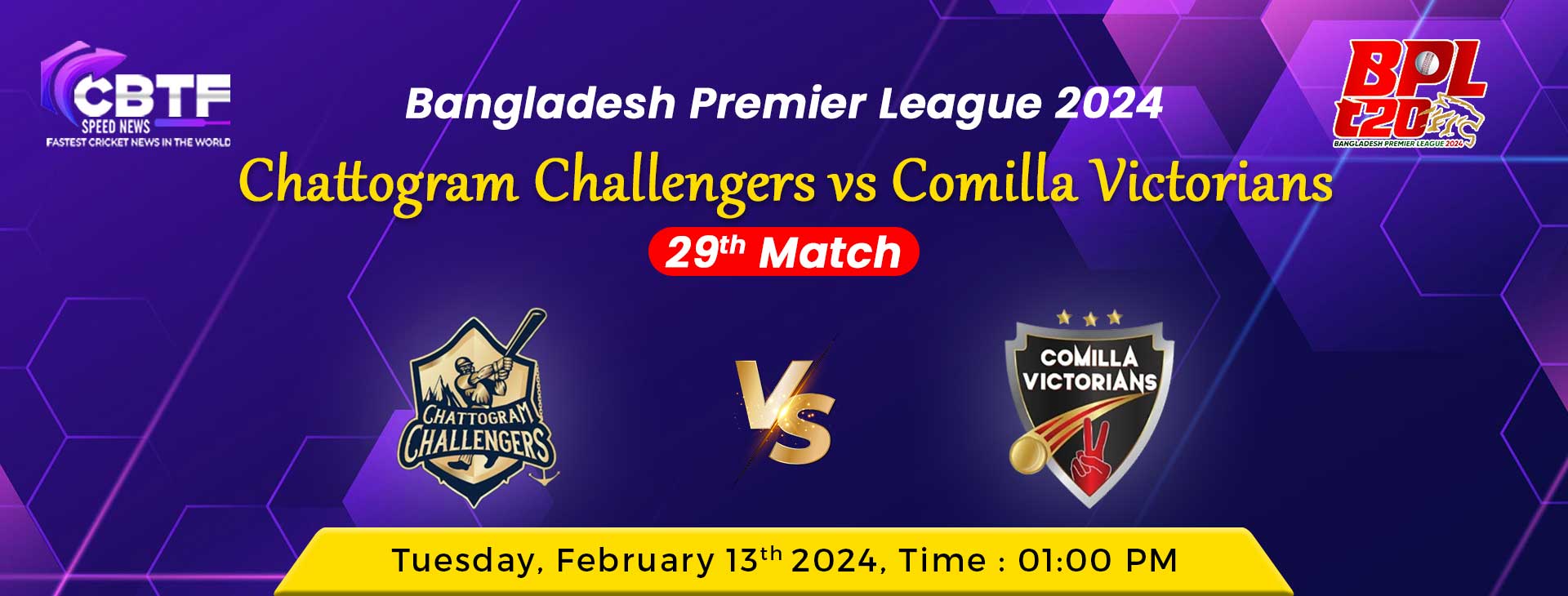 Bangladesh Premier League 2024, Chattogram Challengers vs Comilla Victorians, 29th Match, Victorians Won By 73 Runs