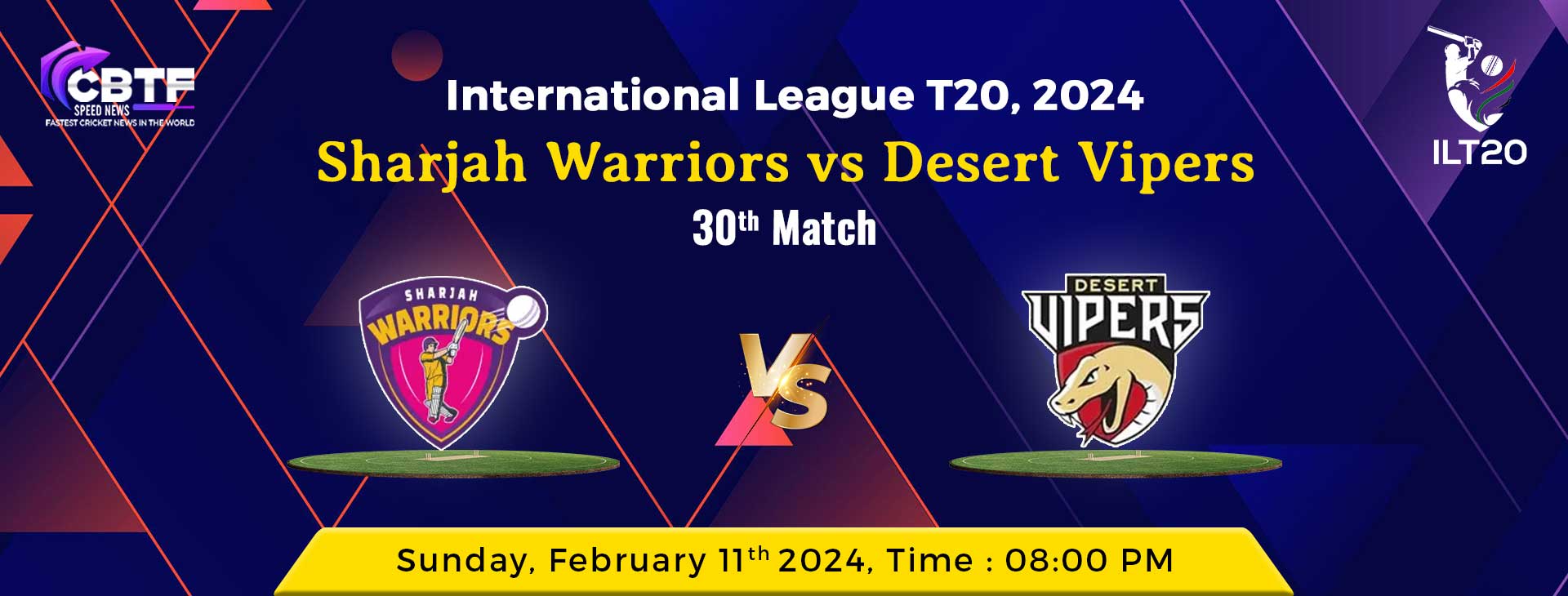 International League T20, 2024, Sharjah Warriors vs Desert Vipers, 30th Match, Vipers Won By 6 Wickets