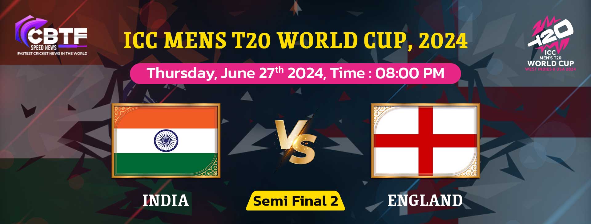ICC Mens T20 World Cup 2024, India Vs England, Semi Final 2, India Won By 68 Runs