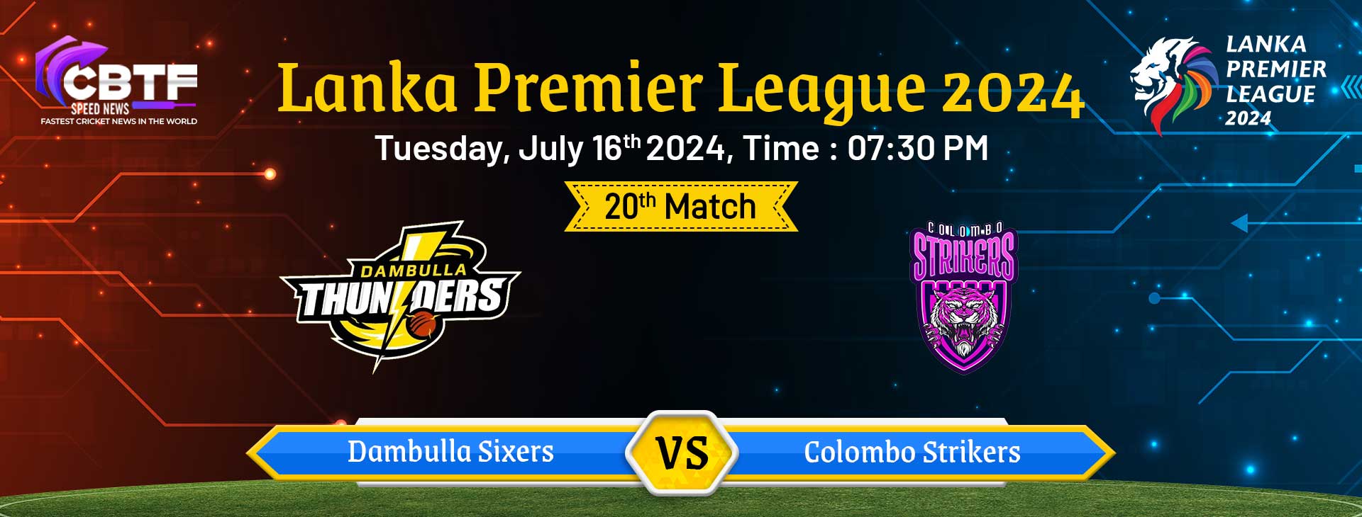 Lanka Premier League, 2024, Dambulla Sixers vs Colombo Strikers, 20th Match, Dambulla Sixers Won By 28 Runs