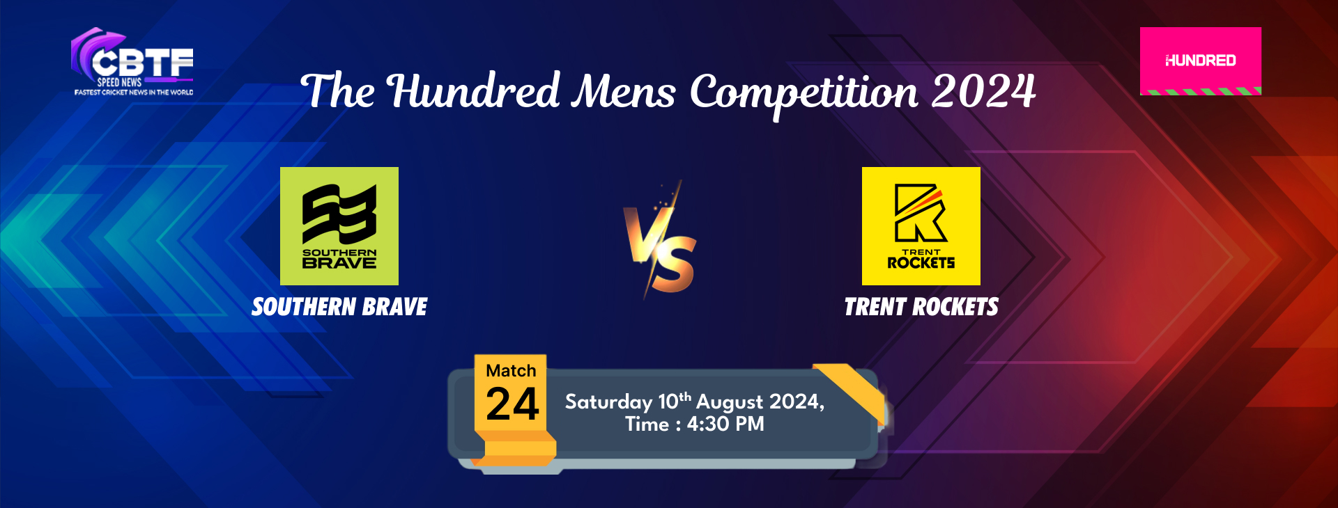 The Hundred Mens Competition 2024, Southern Brave vs Trent Rockets, 24th Match, Southern Brave Won By 2 Wickets