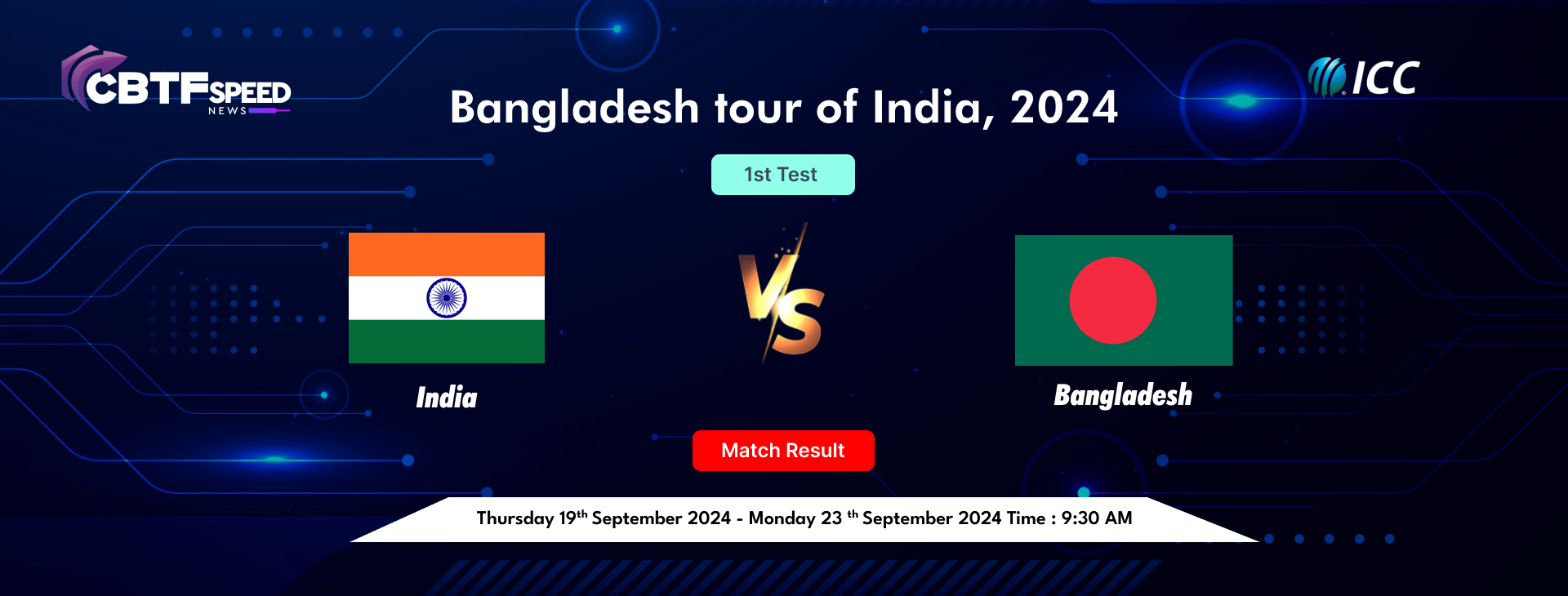 Bangladesh tour of India, 2024, India vs Bangladesh, 1st Test, Day 4, Match Result, India Won By 280 Runs
