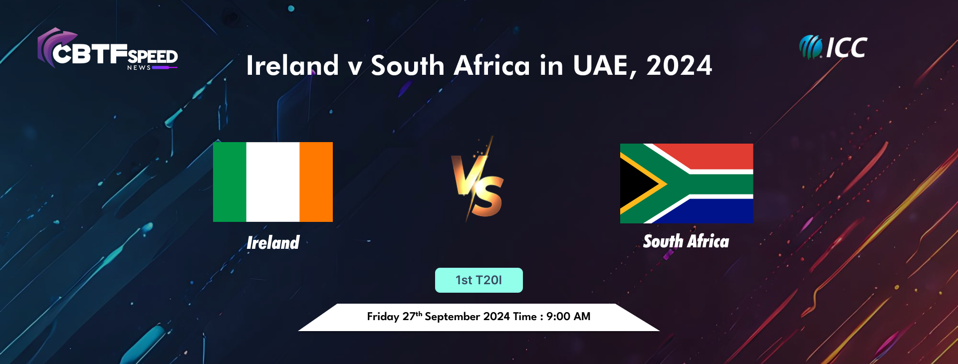 Ireland v South Africa in UAE, 2024, Ireland vs South Africa, 1st T20I, South Africa Won By 8 Wickets