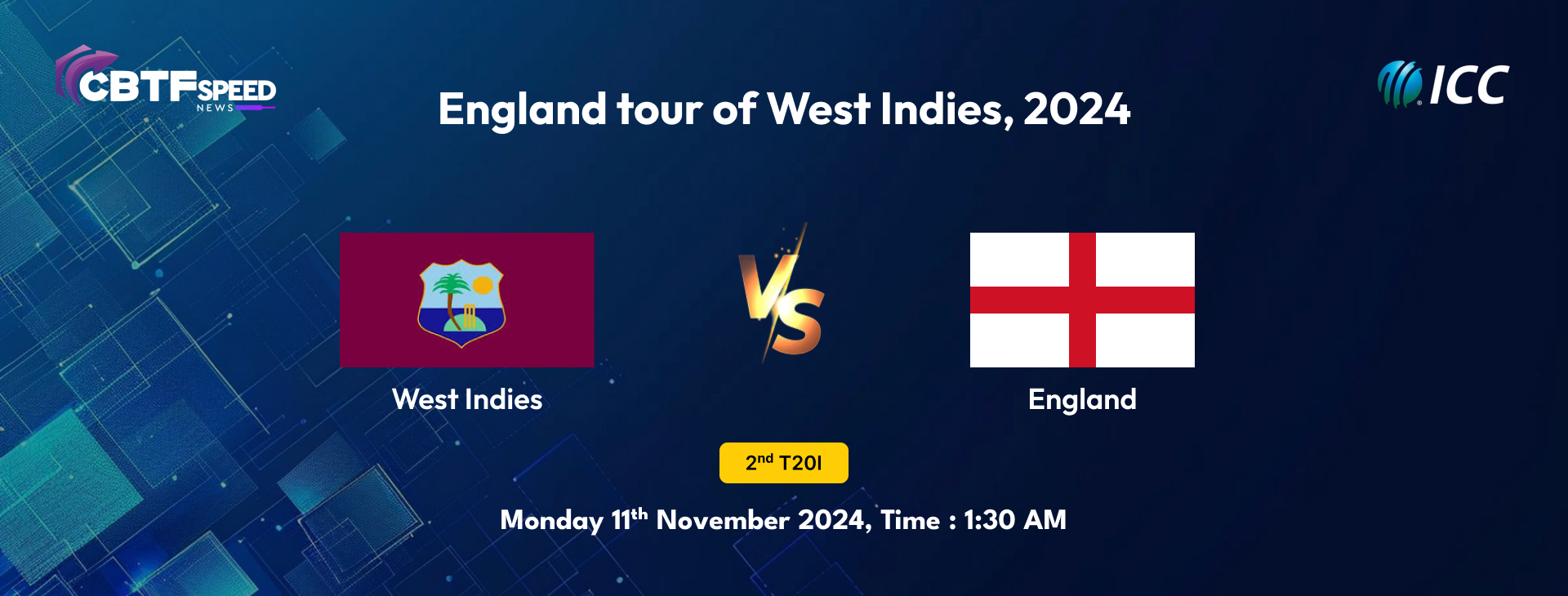 England tour of West Indies, 2024, West Indies vs England, 2nd T20I,  England Won By 7 Wickets
