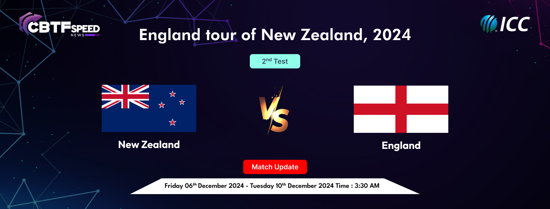 England tour of New Zealand, 2024, New Zealand vs England, 2nd Test, Day 2, Match Update, England Lead By 438 Runs