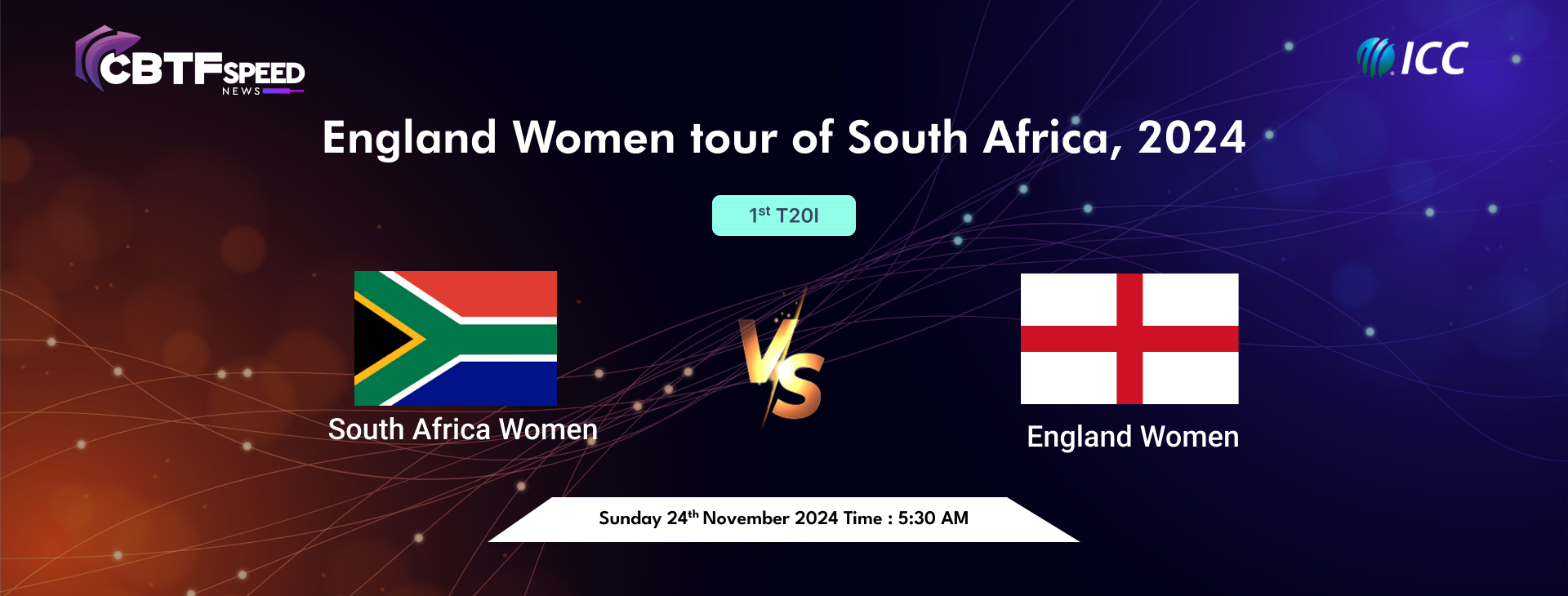 England Women tour of South Africa, 2024, South Africa Women vs England Women, 1st T20I, England Women Won By 4 Wickets
