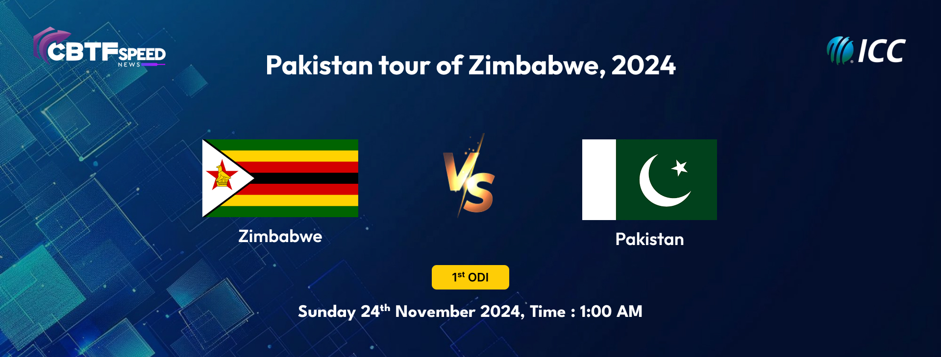 Pakistan tour of Zimbabwe, 2024, Zimbabwe vs Pakistan, 1st ODI, Zimbabwe Won By 80 Runs