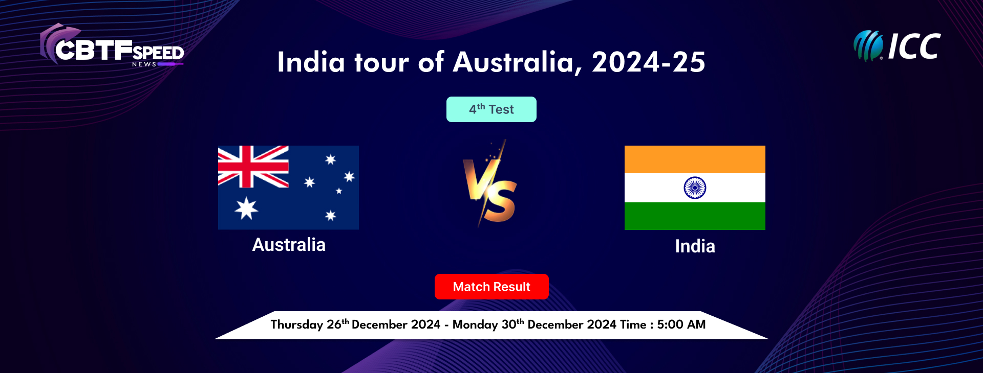 India tour of Australia, 2024-25, Australia vs India, 4th Test, Day 5, Match Result, Australia Won By 184 Runs