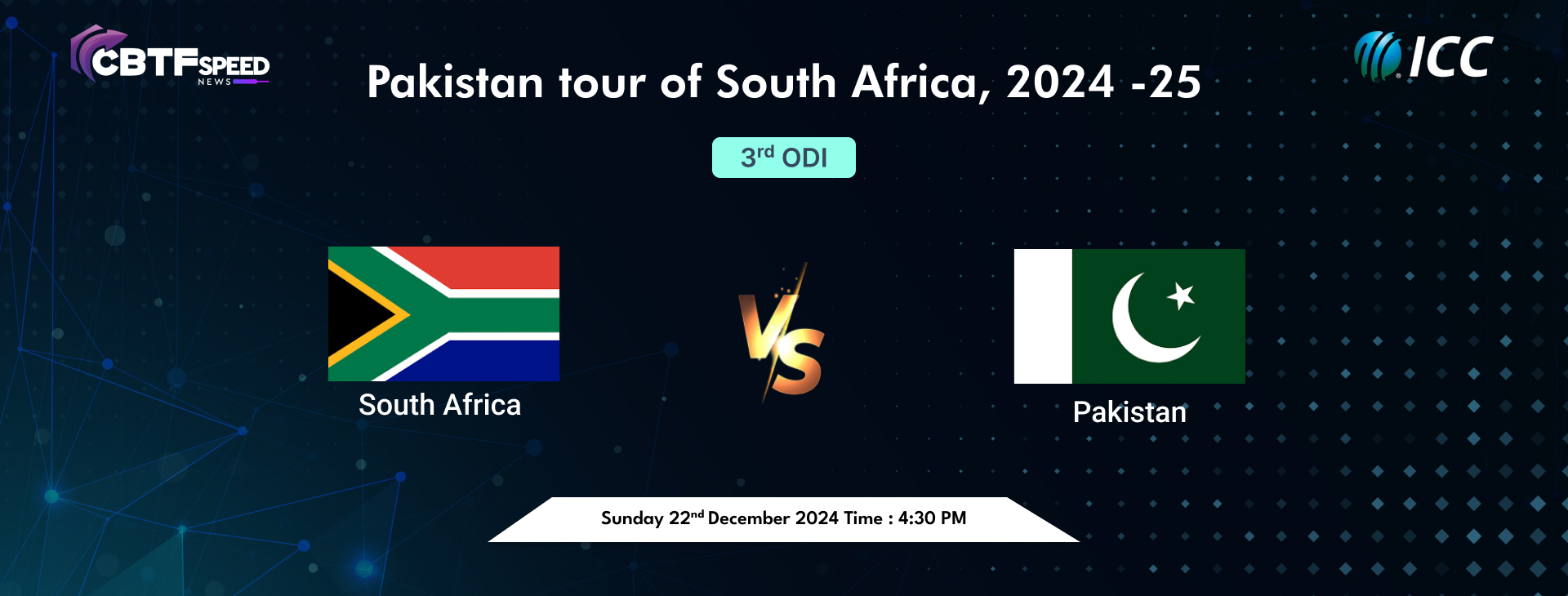 Pakistan tour of South Africa, 2024 -25, South Africa vs Pakistan, 3rd ODI, Pakistan Won By 36 Runs
