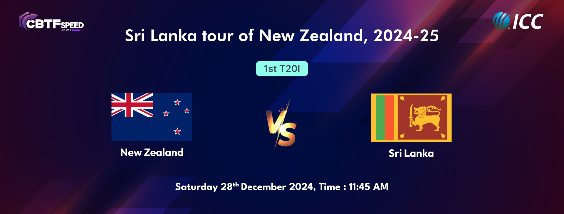 Sri Lanka tour of New Zealand, 2024-25, New Zealand vs Sri Lanka, 1st T20I, New Zealand Won By 8 Runs