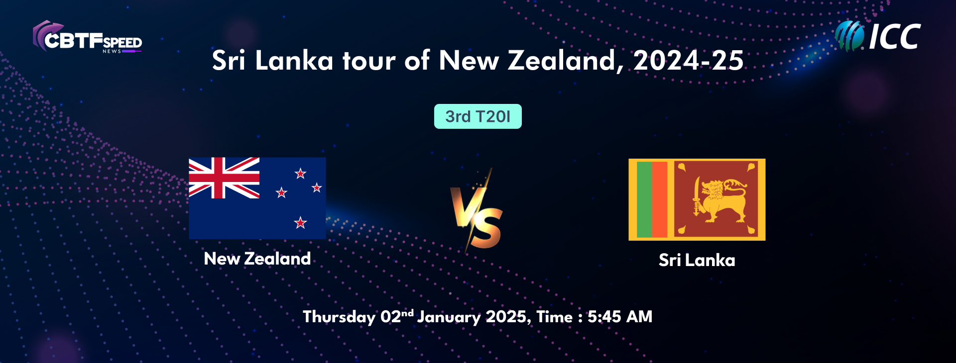 Sri Lanka tour of New Zealand, 2024-25, New Zealand vs Sri Lanka, 3rd T20I, Sri Lanka Won By 7 Runs
