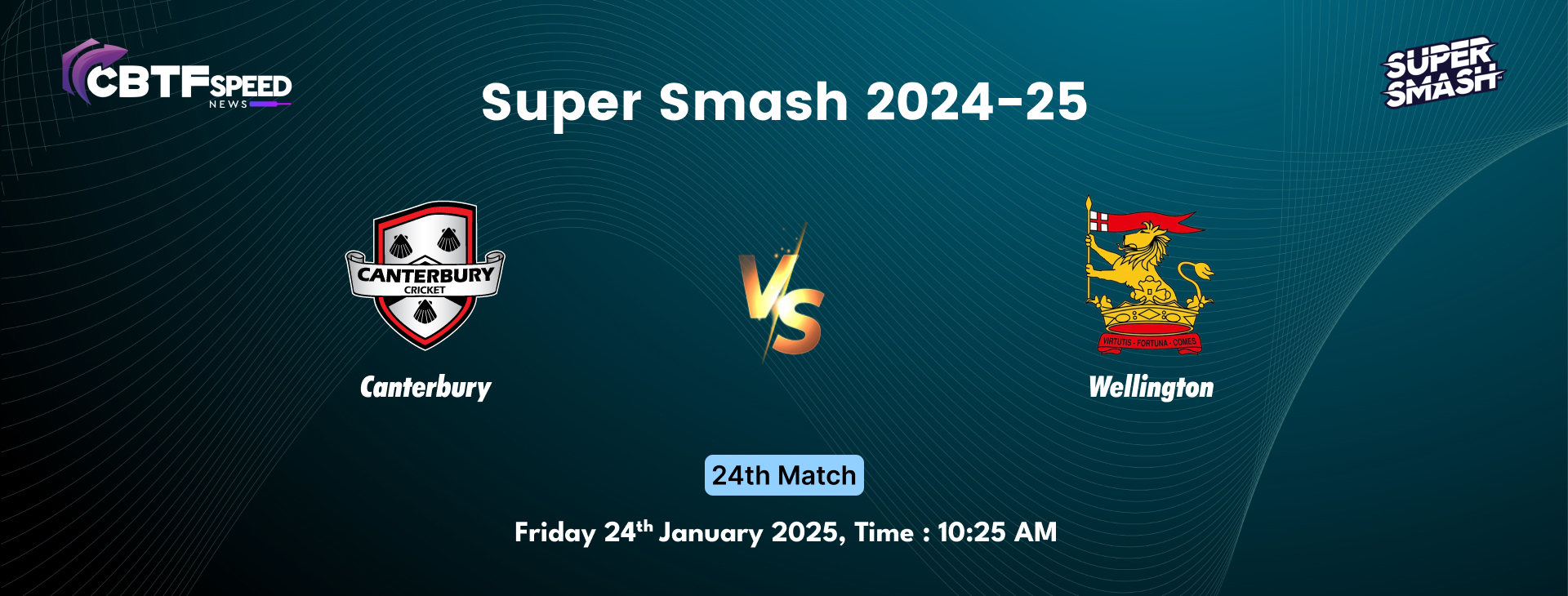 Super Smash 2024-25, Canterbury vs Wellington, 24th Match, Wellington Won By 31 Runs