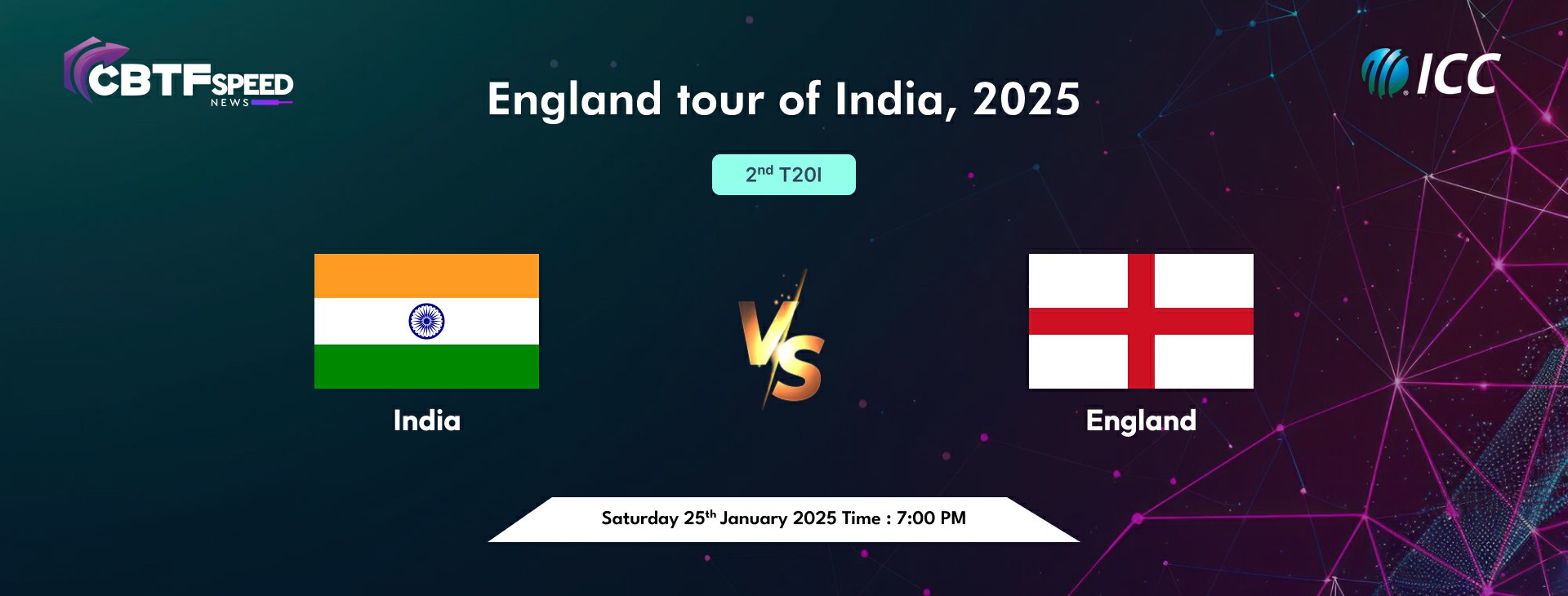 England tour of India, 2025, India vs England, 2nd T20I, India Won By 2 Wickets