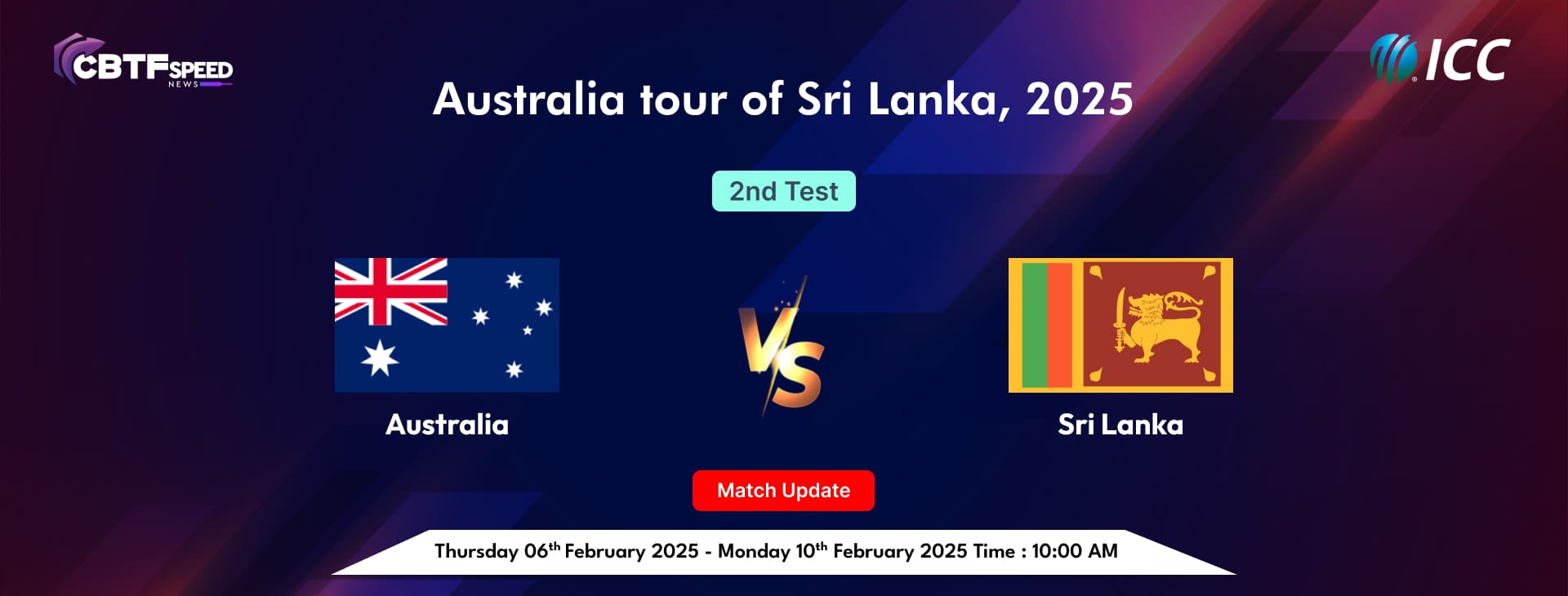 Australia tour of Sri Lanka, 2025, Sri Lanka vs Australia, 2nd Test, Day 1, Match Update, Sri Lanka Chose to Bat