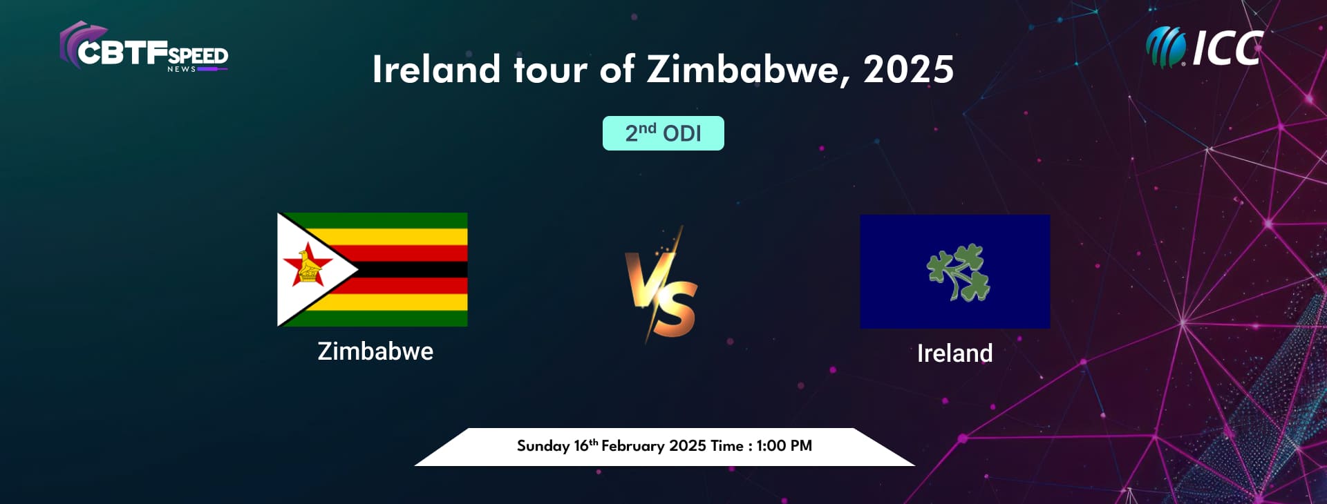 Ireland tour of Zimbabwe, 2025, Zimbabwe vs Ireland, 2nd ODI, Ireland Won By 6 Wickets