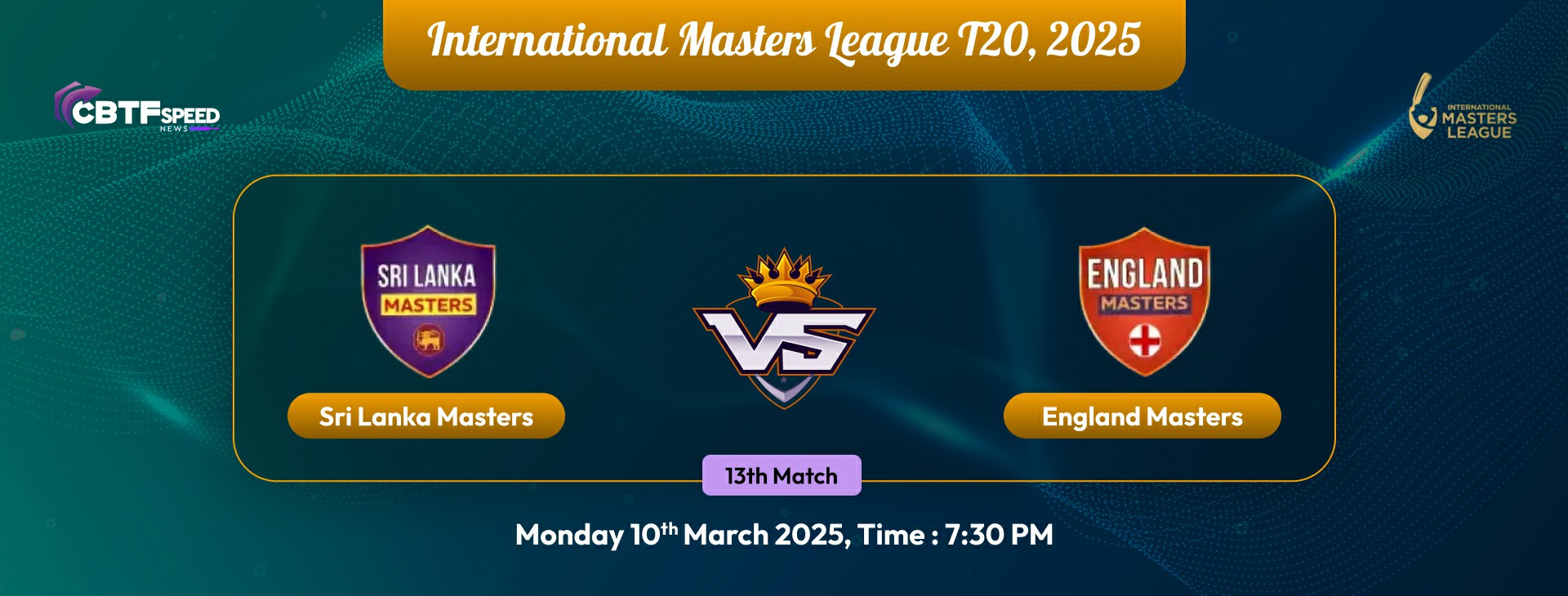 International Masters League T20, 2025, Sri Lanka Masters vs England Masters, 13th Match, Sri Lanka Masters Won By 9 Wickets