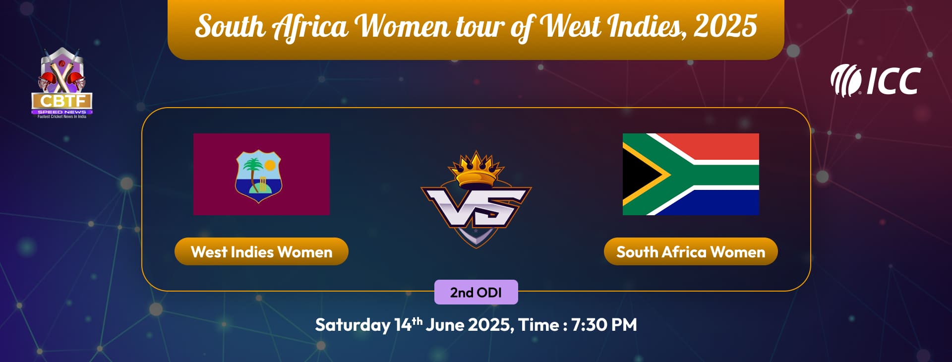 South Africa Women tour of West Indies, 2025,West Indies Women vs South Africa Women, 2nd ODI, South Africa Women Won By 40 Runs