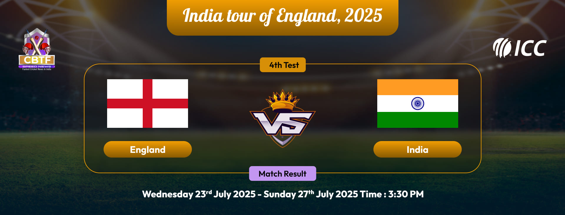India tour of England, 2025, England vs India, 4th Test, Day 5, Match Result, Match Drawn