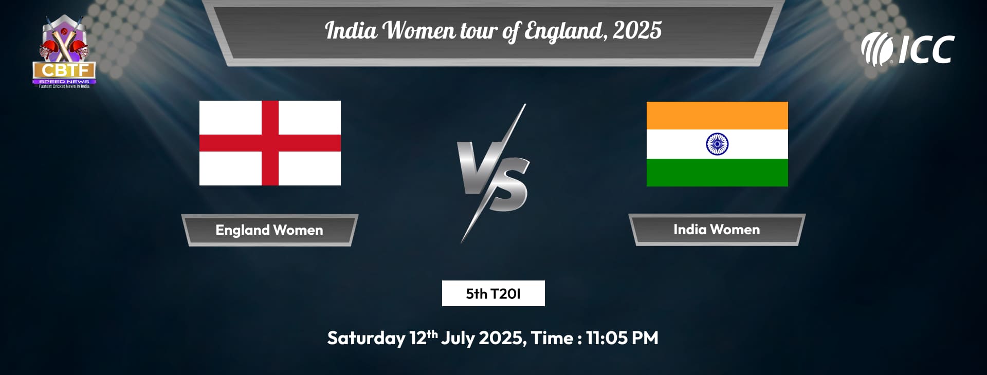 India Women tour of England, 2025, England Women vs India Women, 5th T20I, England Women Won By 5 Wickets