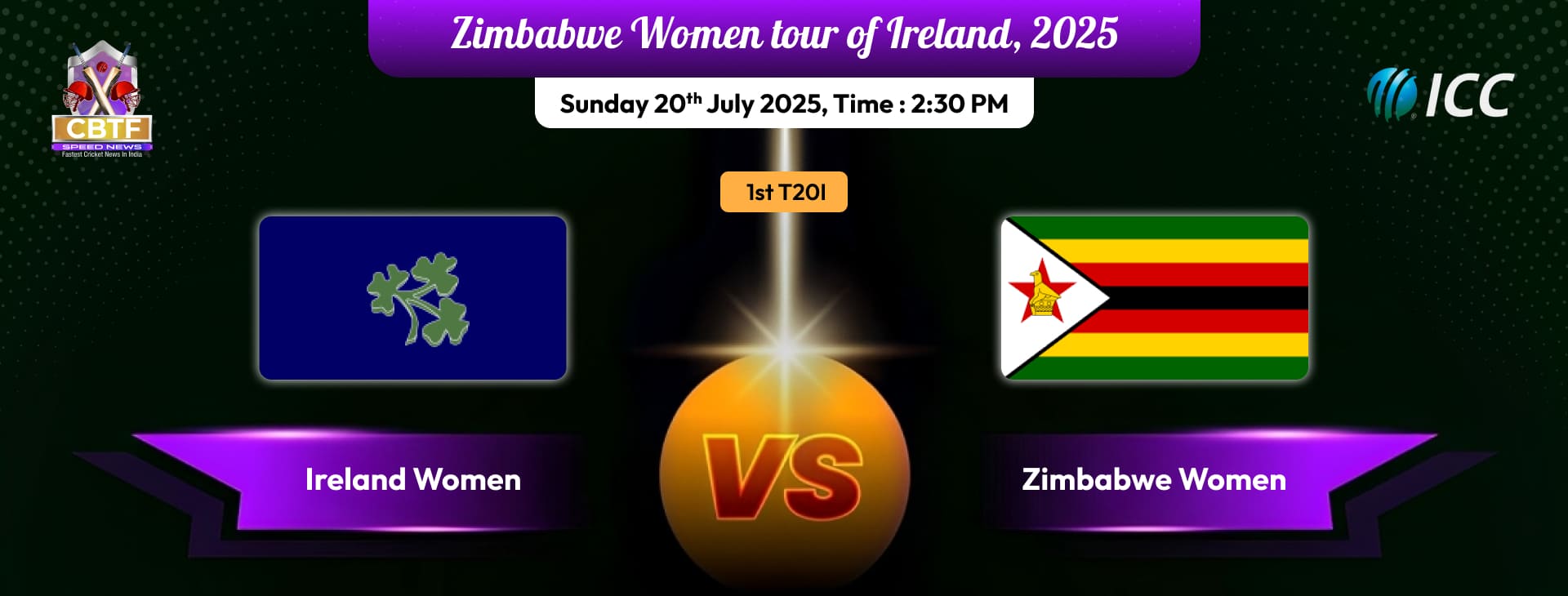 Zimbabwe Women tour of Ireland, 2025, Ireland Women vs Zimbabwe Women, 1st T20I, Ireland Women Won By 6 Wickets