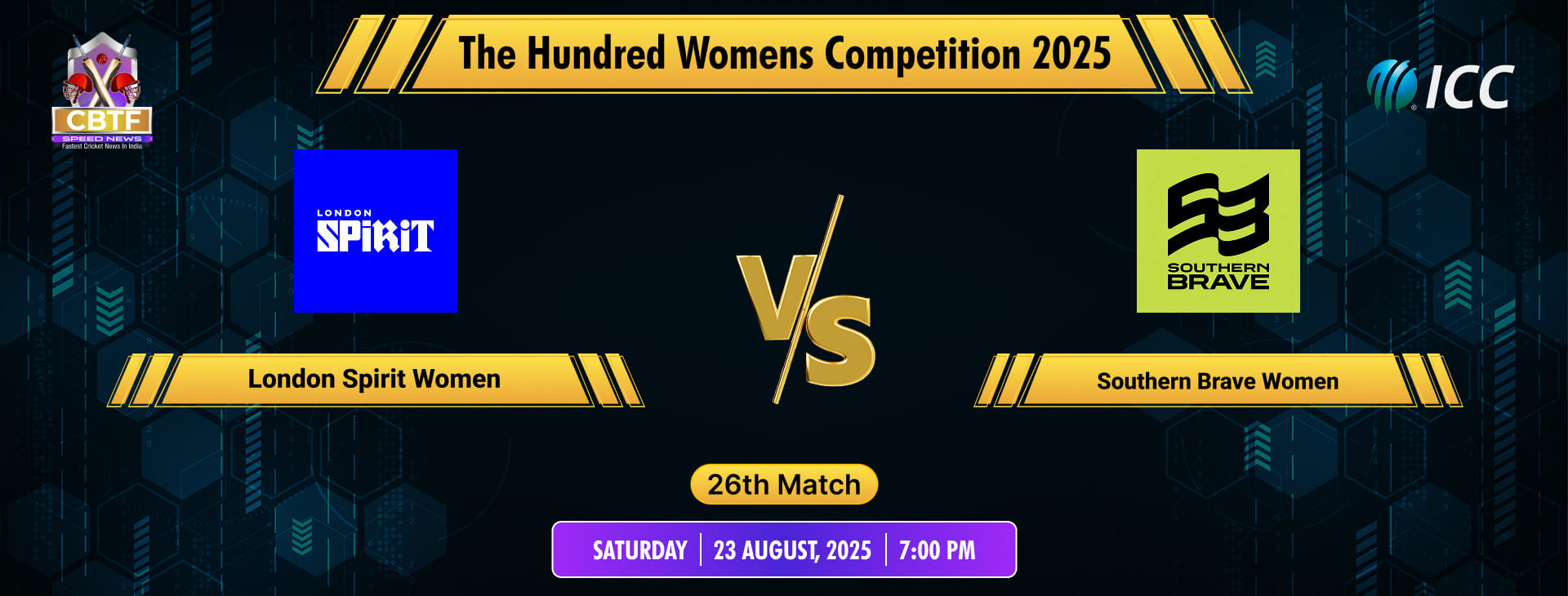 The Hundred Womens Competition 2025, London Spirit Women vs Southern Brave Women, 26th Match, Southern Brave Women Won By 8 Wickets