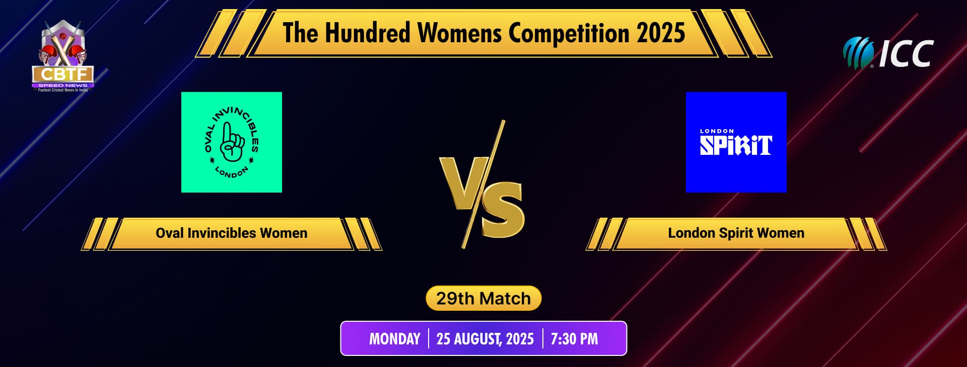 The Hundred Womens Competition 2025, Oval Invincibles Women vs London Spirit Women, 29th Match, London Spirit Women Won By 8 Wickets