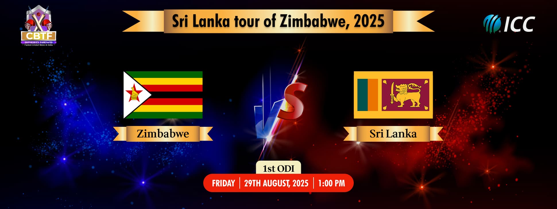 Sri Lanka tour of Zimbabwe, 2025, Zimbabwe vs Sri Lanka, 1st ODI, Sri Lanka Won By 7 Runs