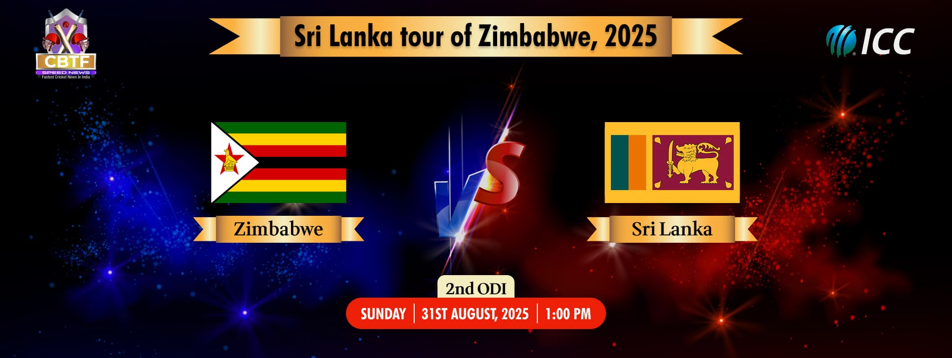 Sri Lanka tour of Zimbabwe, 2025, Zimbabwe vs Sri Lanka, 2nd ODI, Sri Lanka Won By 5 Wickets