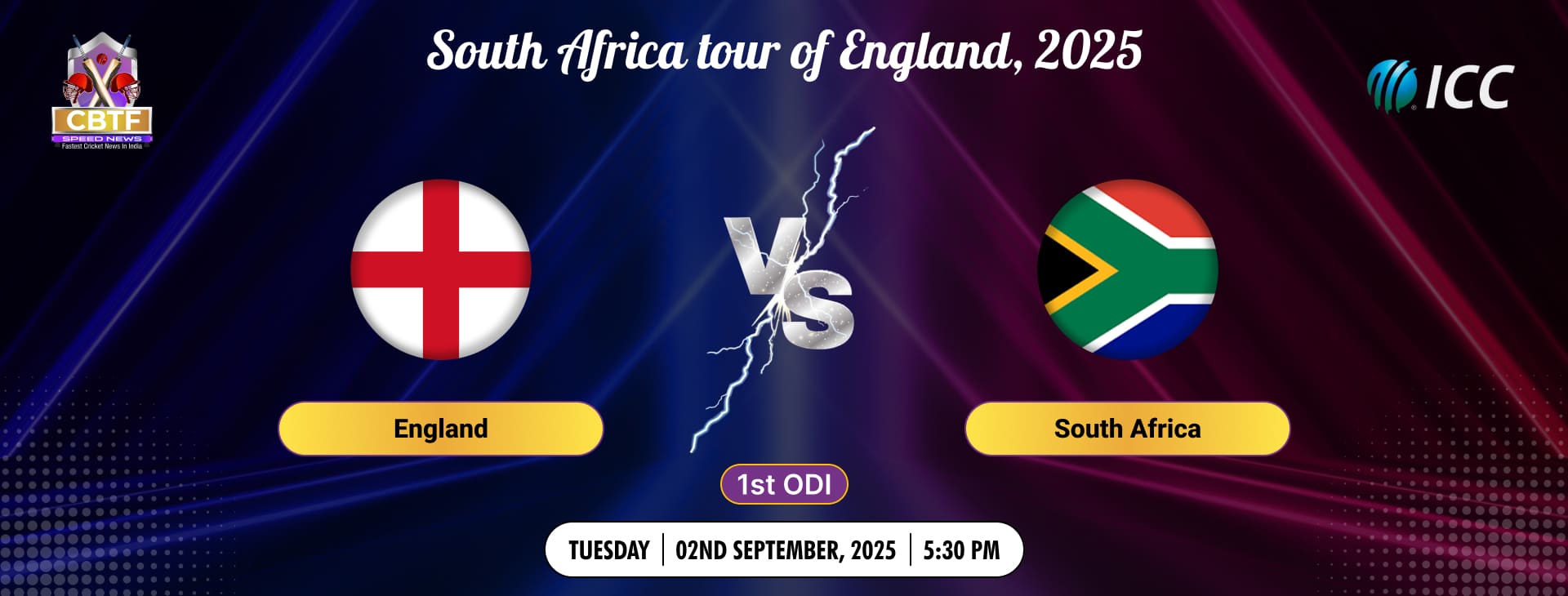 South Africa tour of England, 2025, England vs South Africa, 1st ODI, South Africa Won By 7 Wickets