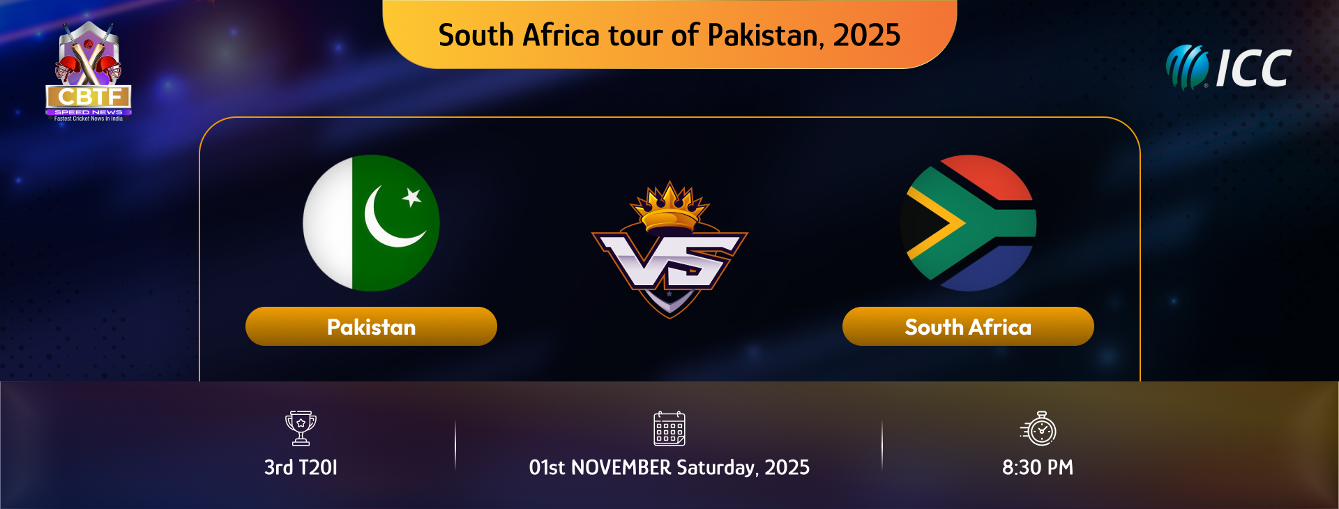 South Africa tour of Pakistan, 2025, Pakistan vs South Africa, 3rd T20I, Pakistan Won By 4 Wickets